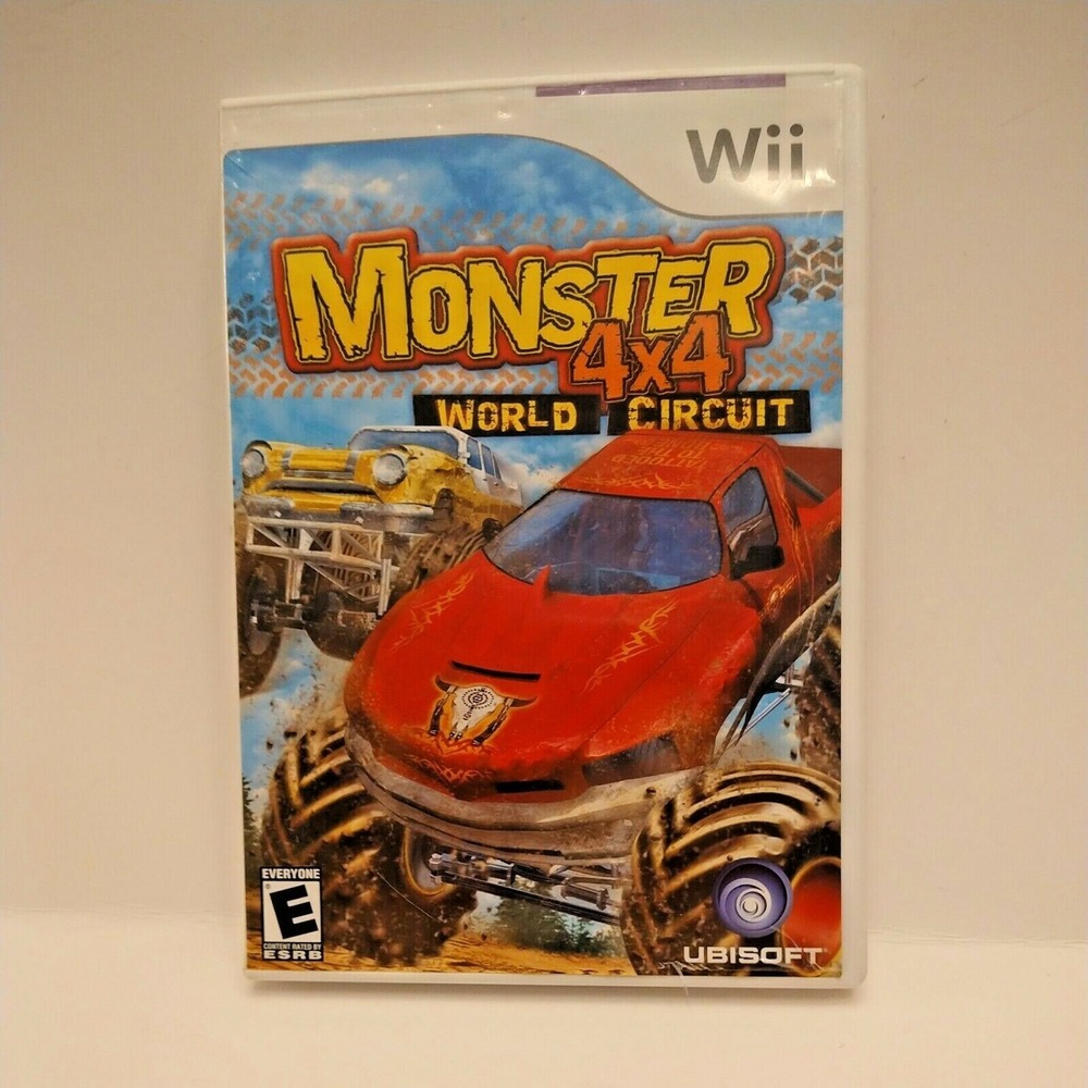 Monster 4x4: World Circuit Nintendo Wii Monster Truck Game No Brochures.